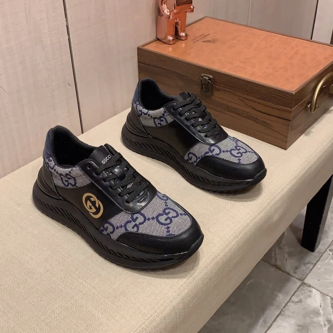 Men's men's shoes💰460💰💰🎩🎩[Lightning][Lightning] "Gucci*" The latest and most popular casual sports shoes, top brand [seduce] luxury~purchase, top~quality. [Strong] The upper is made of imported breathable cowhide with material ➕ breathable sheepskin feet (•) and fine workmanship. The original stylish and stylish soft rubber wear-resistant and non-slip outsole is light and comfortable on the feet. The real thing looks better when taken in real life. 413: code: 38-44, can be customized 45